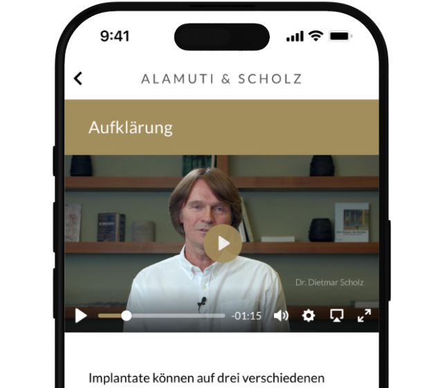 App Screenshot: Aufklärung