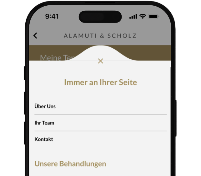 App Screenshot: Patientenbindung